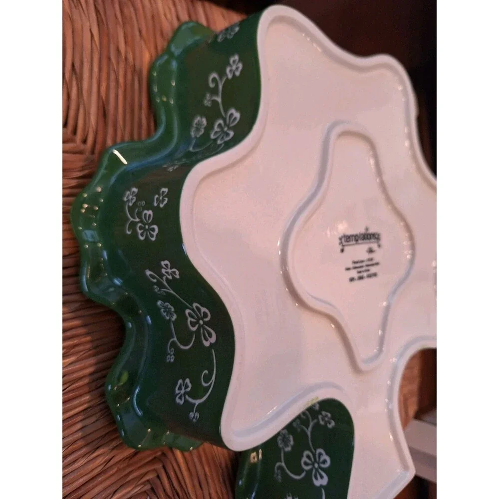 TEMPTATIONS FLORAL LACE BAKING CAKE TREE MOLD WITH CARRYING RACK By TARA 1.75QT